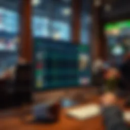 A sleek interface showcasing betting options