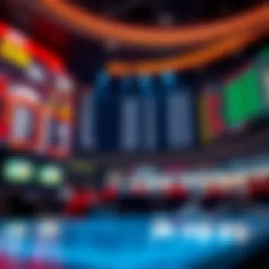 A dynamic sports betting scene showing real-time odds changing