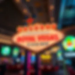 A vibrant illustration of the Royal Vegas Casino logo