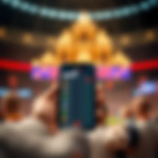 User-Friendly Navigation in Mobile Betting Mobile betting interface showcasing user-friendly navigation