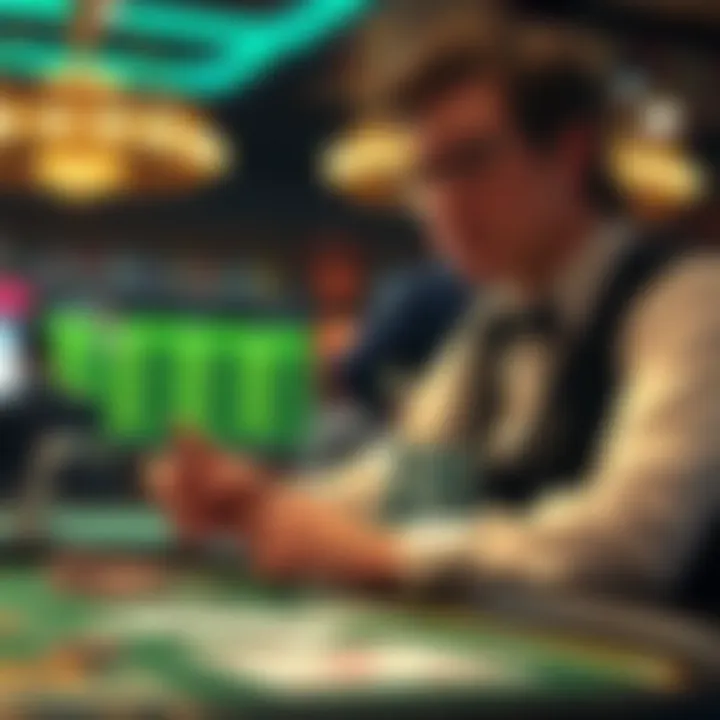 Responsible Gambling Practices An illustration depicting responsible gambling practices