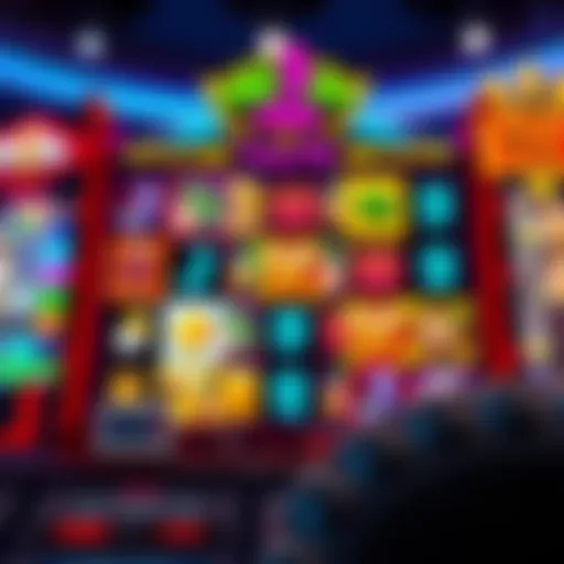 Vibrant Slot Game Interface A captivating slot game interface showcasing vibrant graphics and engaging themes.