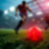 Visual representation of soccer betting odds