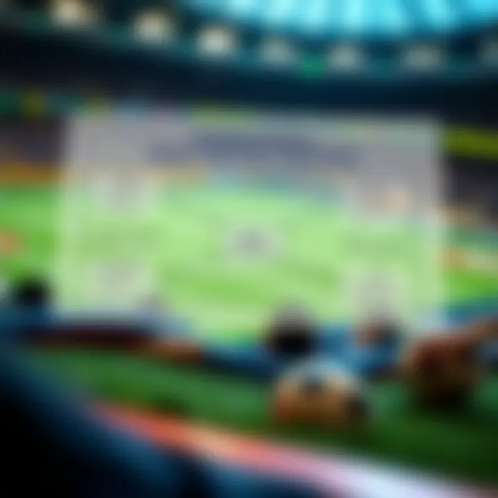 A strategic betting diagram illustrating various sports betting options