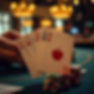 An illustration of strategic card counting techniques used in Blackjack.