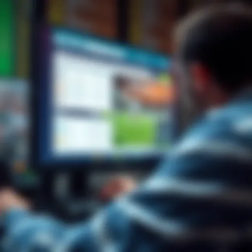 Betting Site Interface Overview Visual representation of a betting site interface