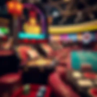 Various types of casino games