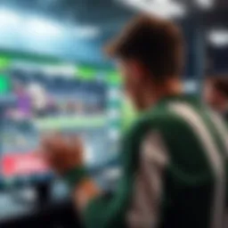 Dynamic live betting interface on Unibet