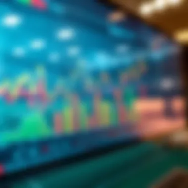 An analytical graph depicting betting trends and statistics